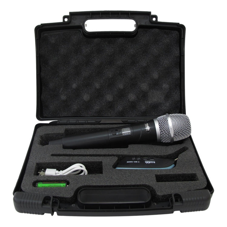 Mc-380m Mic. Inal. Romms Uhf De Mano Negro