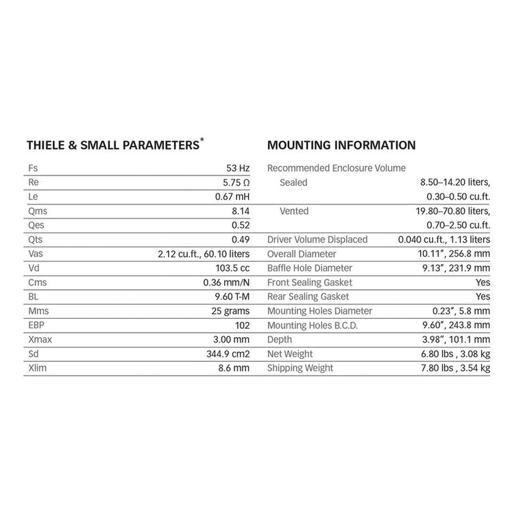 Bocina Eminence Beta-10a Negro