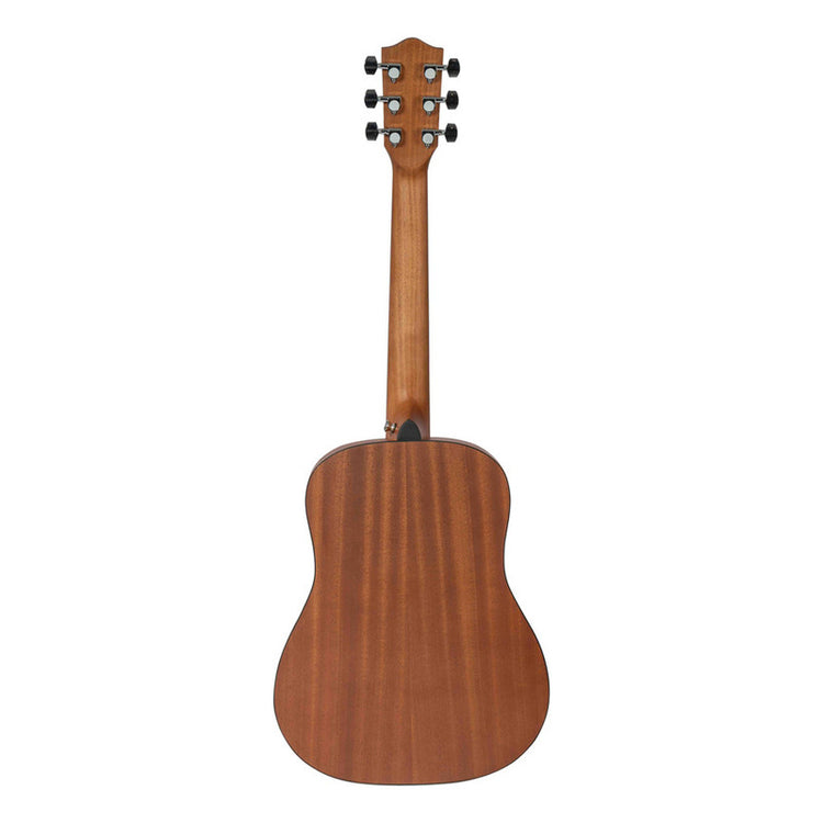Ga-baby-spruce Guitarra Bamboo Travel (daddario) 34 PuLG Natural Diestro Nogal