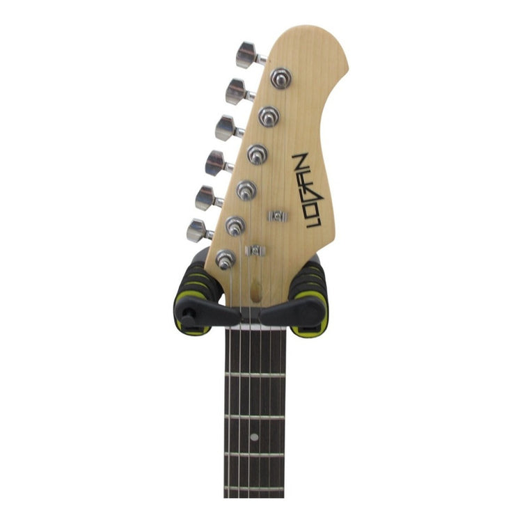 Guitarra Logan Electrica Strato Azul Diestro Azul Palo De Rosa