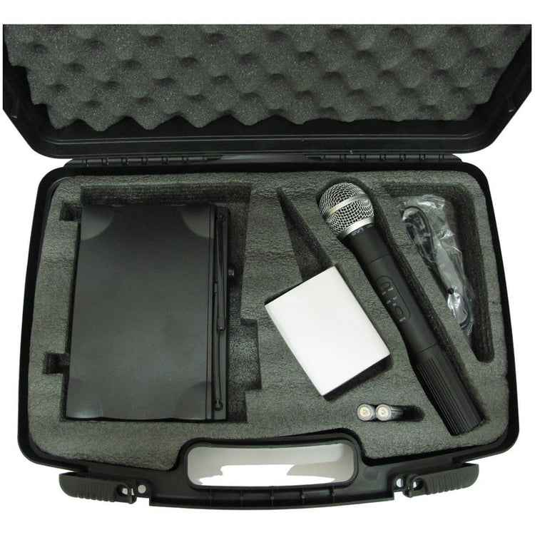 Microfono Wicked Inalambrico De Mano Uhf Mod. Uhf/1 Negro