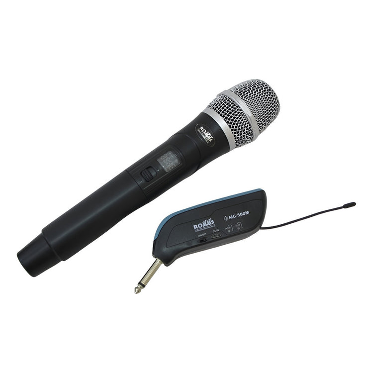 Mc-380m Mic. Inal. Romms Uhf De Mano Negro