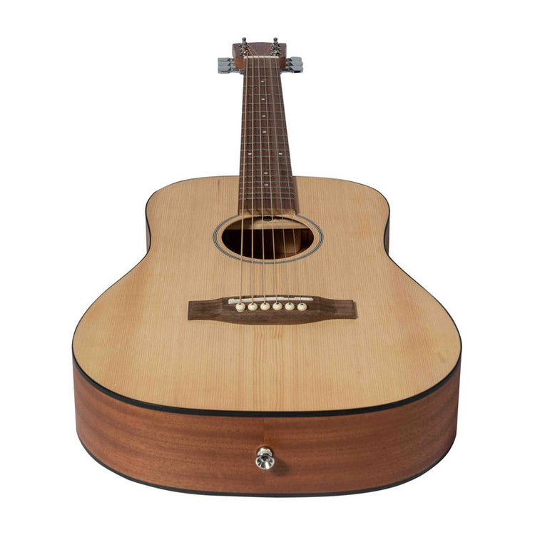 Ga-baby-spruce Guitarra Bamboo Travel (daddario) 34 PuLG Natural Diestro Nogal