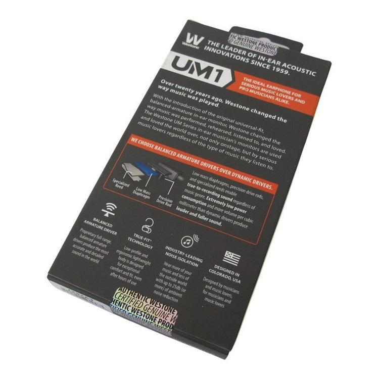 Audifonos Westone In-ear Profesional Mod. Um1 Rojo