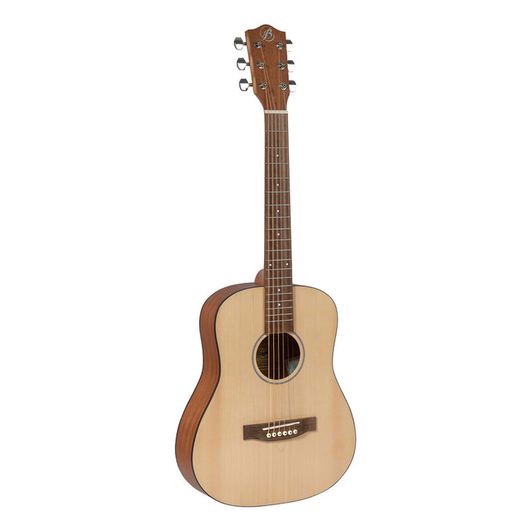 Ga-baby-spruce Guitarra Bamboo Travel (daddario) 34 PuLG Natural Diestro Nogal
