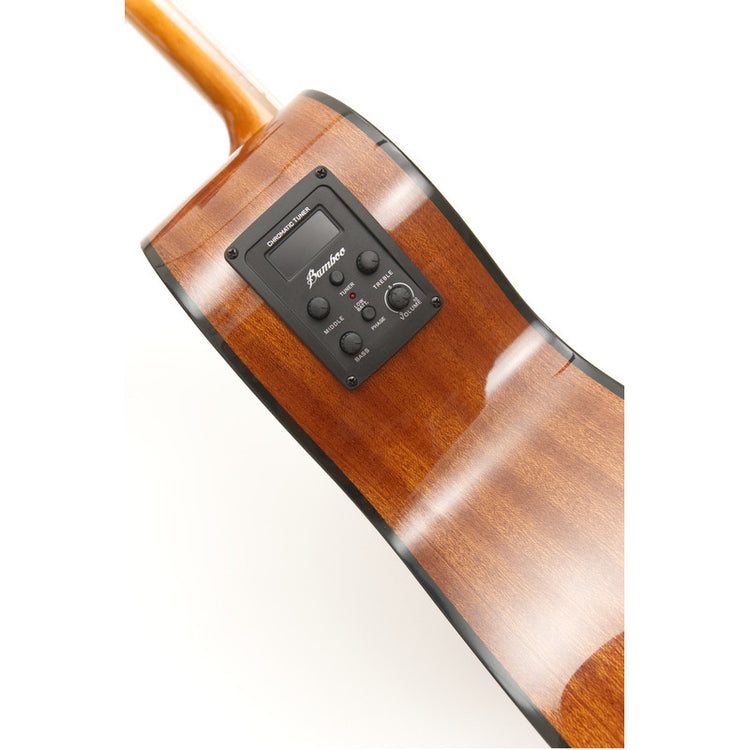 Ga-40-spruce-q Gloss Guitarra Bamboo Acustica Brillante Eq Natural Diestro Nogal