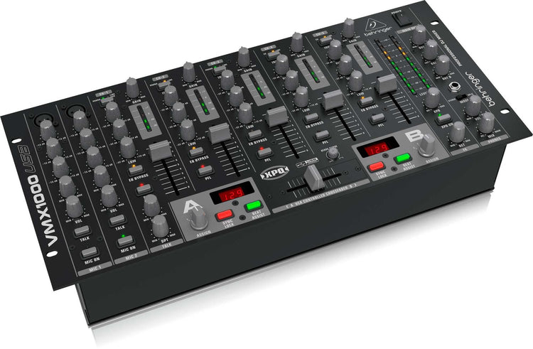 Mezcladora DJ Behringer 7 ch. USB beat asist. VMX-1000USB