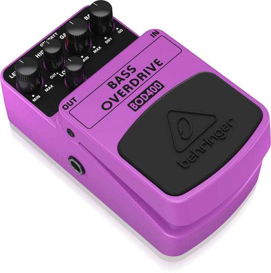 Pedal bajo Behringer FX BASS OVERDRIVE BOD-400