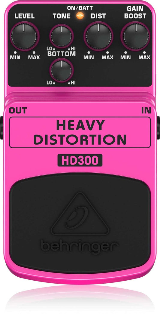 Pedal guitarra Behringer FX HEAVEY DISTORTION HD-300