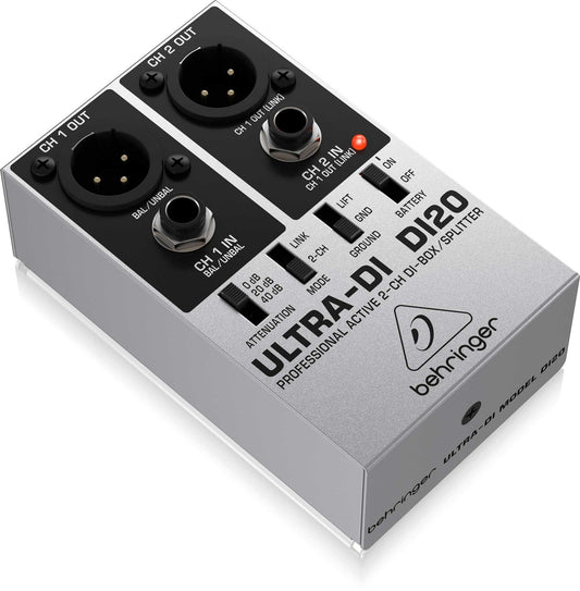 Caja directa Behringer activa 2 ch. DI-20