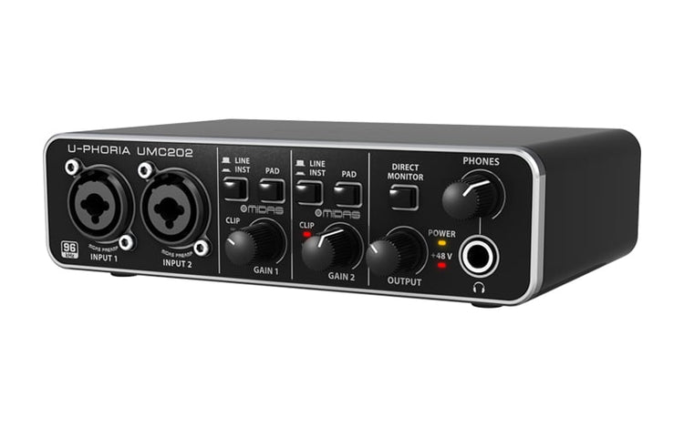 Interfase Behringer U-PHORIA 2 in 2 out UMC-202HD