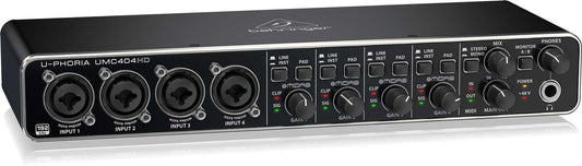 Interfase Behringer U-PHORIA 4 in 4 out UMC-404HD