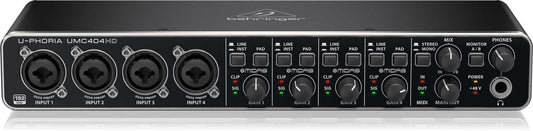 Interfase Behringer U-PHORIA 4 in 4 out UMC-404HD