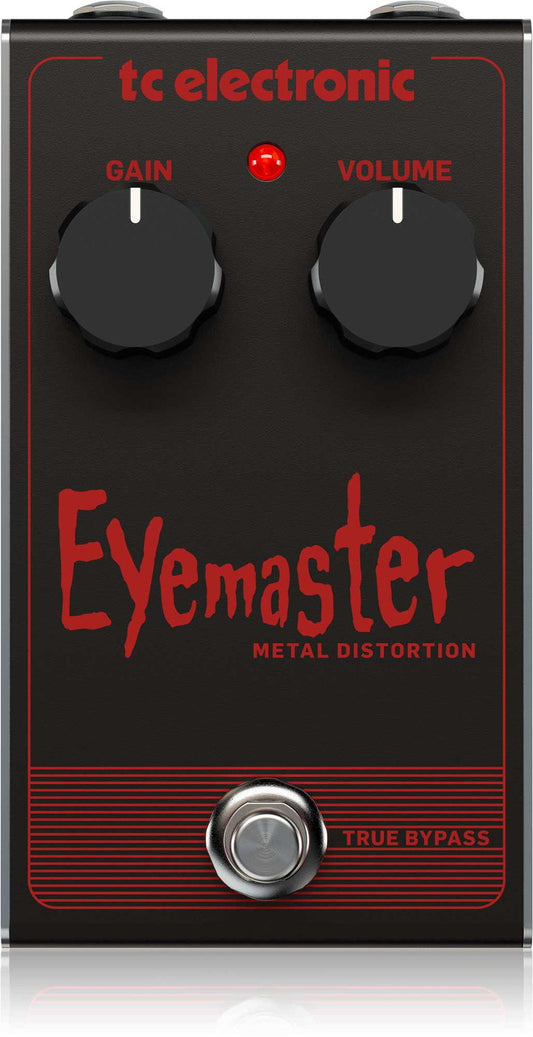 Pedal guitarra TC FX EYEMASTER METAL DISTORTION