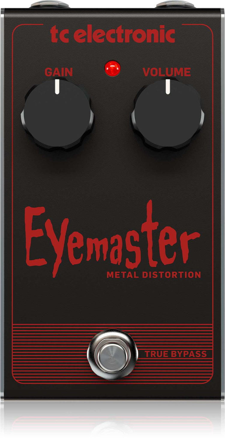 Pedal guitarra TC FX EYEMASTER METAL DISTORTION