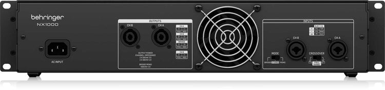 Amplificador Behringer 1000W NX1000