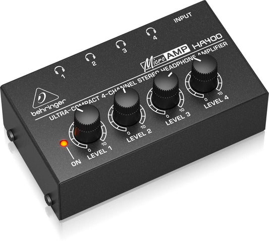 Amplificador Behringer 4 ch. audífonos HA400