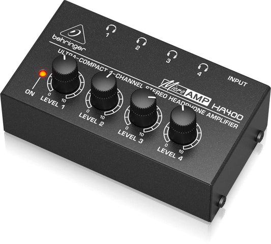 Amplificador Behringer 4 ch. audífonos HA400