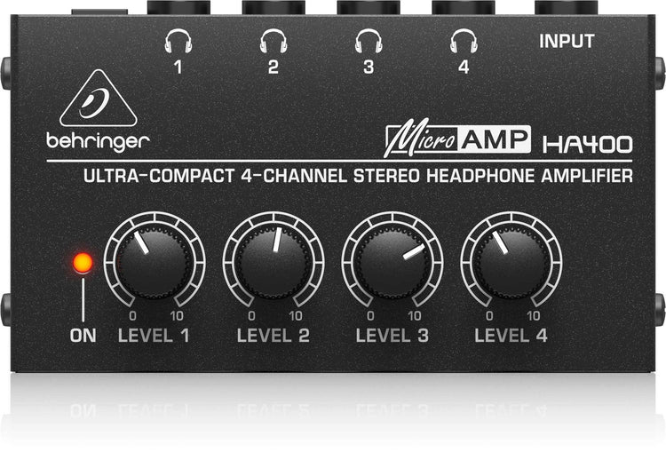 Amplificador Behringer 4 ch. audífonos HA400