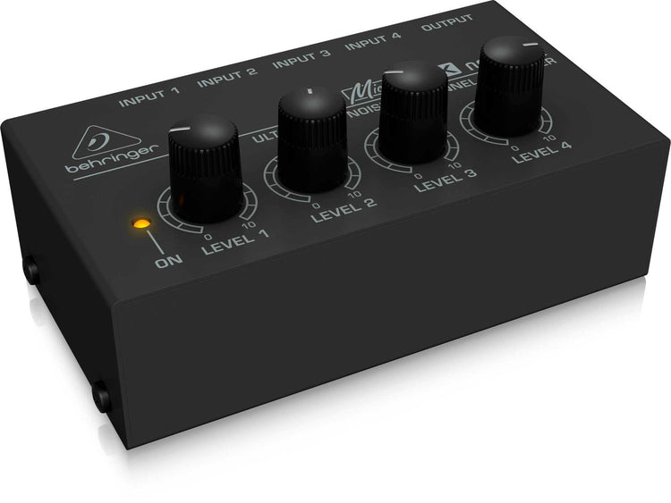 Mezcladora Behringer mini 4 ch. línea MX-400