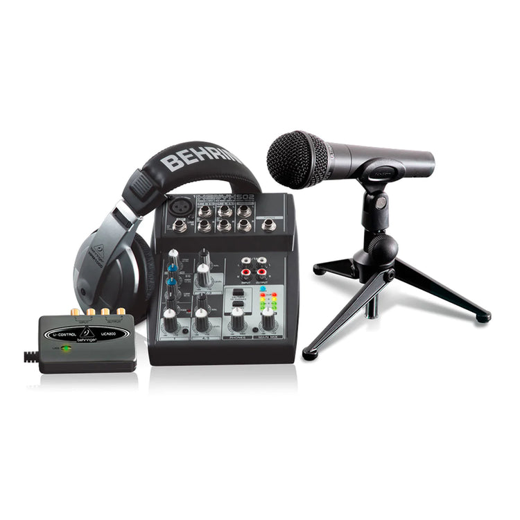 Paquete Home Studio Behringer PODCASTUDIO USB