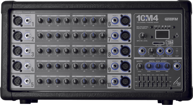 Consola amplificada Backstage 10M4 USB