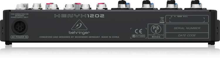 Mezcladora Behringer Xenix 12 ch. 1202