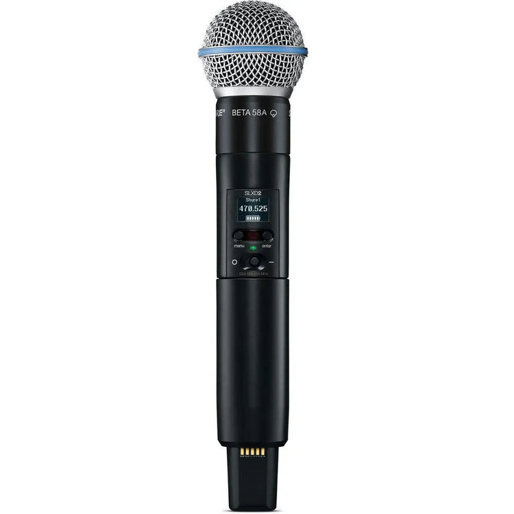 Micrófono inalámbrico Shure mano con BETA58 SLX-D24/B58-G58