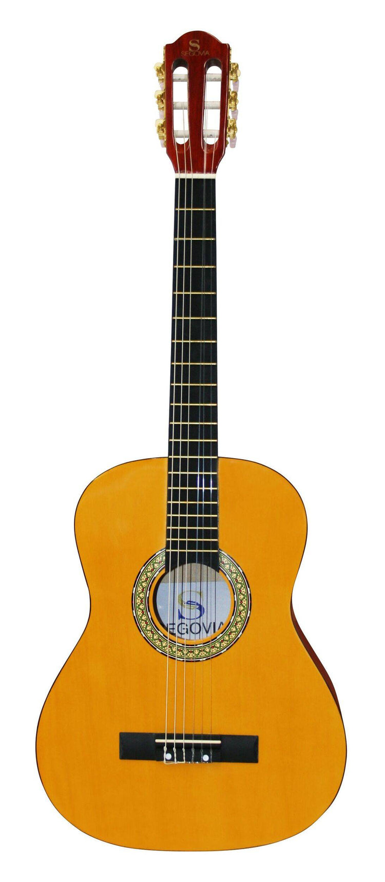 Guitarra tercerola Segovia nylon amarilla 28010