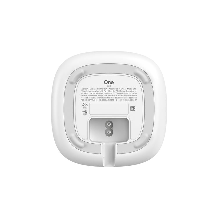 Bocina Sonos One Wi-Fi ONE(GEN2)WHITE blanca