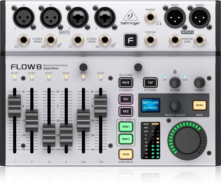 Mezcladora digital Behringer 8 canales FLOW 8