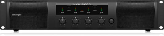 Amplificador Behringer 4 ch. 6000W NX4-6000