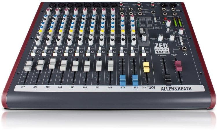 Mezcladora Allen&Heath 14 canales USB-FX ZED60-14FX