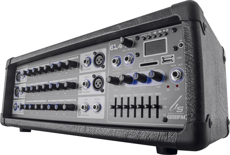 Consola amplificada Backstage 6L4 USB