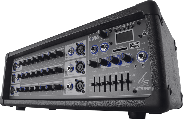 Consola amplificada Backstage 6M4 USB