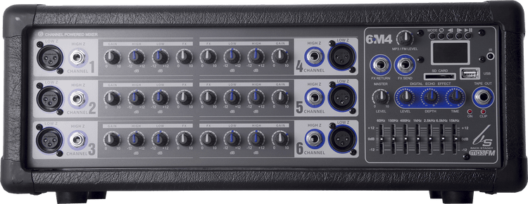 Consola amplificada Backstage 6M4 USB