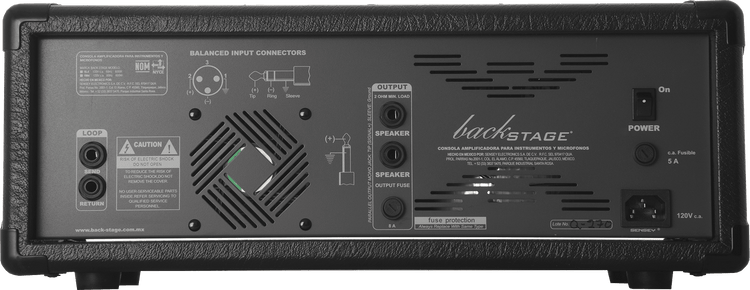 Consola amplificada Backstage 6M4 USB