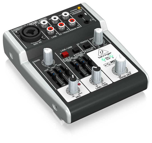 Mezcladora Behringer Xenix 5 ch. USB 302-USB