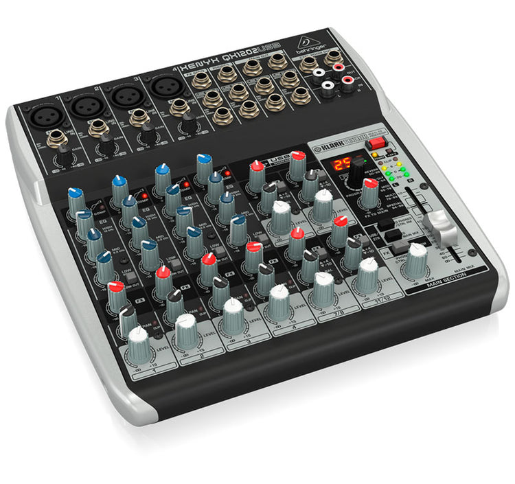 Mezcladora Behringer Xenix 12 ch. USB-FX con compresor QX1202-USB