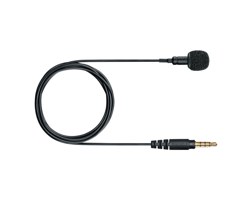 Micrófono solapa Shure para dispositivos móviles 3.5mm MVL-3.5MM