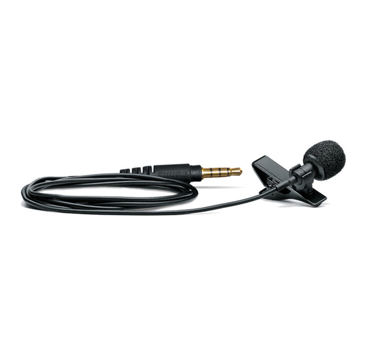 Micrófono solapa Shure para dispositivos móviles 3.5mm MVL-3.5MM