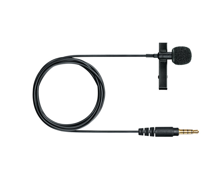 Micrófono solapa Shure para dispositivos móviles 3.5mm MVL-3.5MM