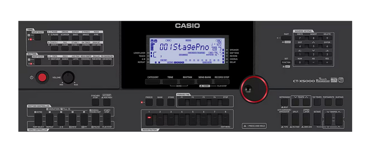 Teclado Casio CASIOTONE con eliminador CT-X5000