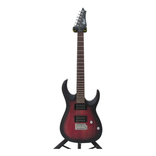 Guitarra Elect. Cort Serie X Vino Somb Mate Mod. X100opbb Diestro Black Cherry Burst Jatobá