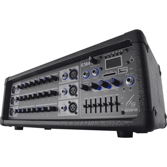 Consola Amplificada Backstage 6m4 Usb, 6 Ch