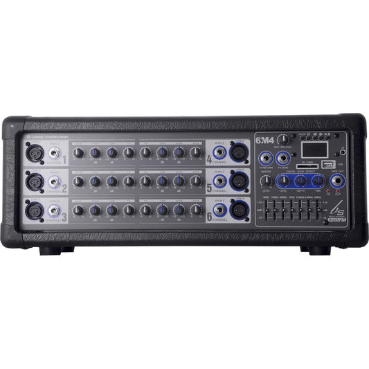 Consola Amplificada Backstage 6m4 Usb, 6 Ch