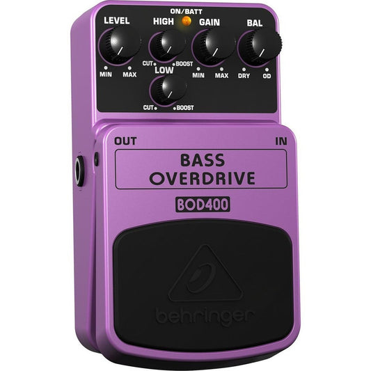 Pedal Behringer De Fx Bass Overdrive P/bajo Mod. Bod-400