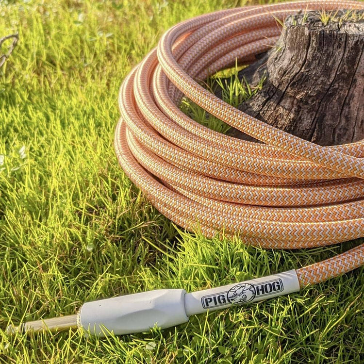 Cable Pig Hog Para Instrumento 6 Mts Color Orange Cream