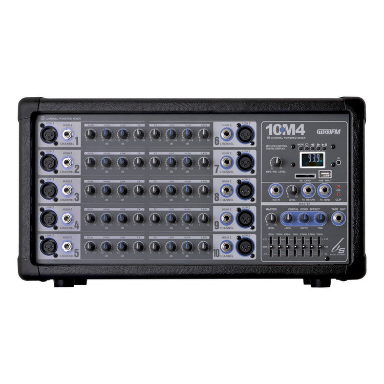 Consola Amplificada Backstage 10m4 Usb,  10 Ch