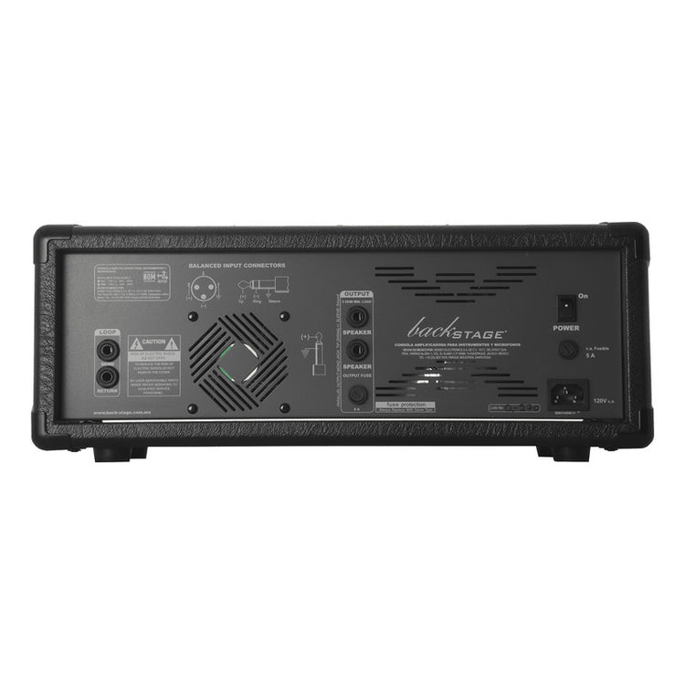 Consola Amplificada Backstage 6m4 Usb, 6 Ch